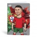 VECTRA Tűzött füzet vonalas LIPAMILL A/4 40 lapos Football icons