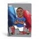 VECTRA Tűzött füzet kockás LIPAMILL A/4 40 lapos Football icons