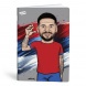 VECTRA Tűzött füzet kockás LIPAMILL A/4 40 lapos Football icons