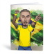VECTRA Tűzött füzet vonalas LIPAMILL A/4 40 lapos Football icons