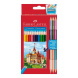 Faber-Castell Színesceruza 12+ 3db BICOLOR (120112+3)