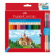 Faber-Castell Színesceruza 24+ 3db BICOLOR