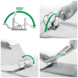 LEITZ 180 Active WOW iratrendező, 65mm, piros (WEB)