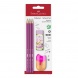 Faber-Castell Grafitceruza szett 3db-os 1111 HB színes testű + radír + hegyező BL.