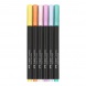 Faber-Castell Filctoll készlet 6db-os Black Edition fekete test pasztell (3)