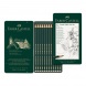 Faber-Castell Art &amp; Graphic Castell 9000 grafit art szett 12 db fém dob. (8B-2H)