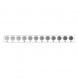 Faber-Castell Art &amp; Graphic Castell 9000 grafit art szett 12 db fém dob. (8B-2H)