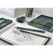 Faber-Castell Art &amp; Graphic Castell 9000 grafit art szett 12 db fém dob. (8B-2H)
