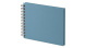 Rössler Soho fotóalbum/scrapbook (14,5x19,5 cm, 20 lap, spirálos, fehér lapok) denim/farmerkék