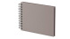 Rössler Soho fotóalbum/scrapbook (14,5x19,5 cm, 20 lap, spirálos, fekete lapok) taupe