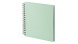 Rössler Soho fotóalbum/scrapbook (23x23 cm, 30 lap, spirálos, fehér lapok) mint/mentazöld
