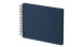 Rössler Soho fotóalbum/scrapbook (14,5x19,5 cm, 20 lap, spirálos, fekete lapok) Navy