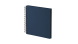 Rössler Soho fotóalbum/scrapbook (23x23 cm, 30 lap, spirálos, fehér lapok) navy/kék