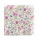 Rössler szalvéta (3-rét. 33x33 cm, 20db), rózsaszín tav.virágos, Cornwall (6)
