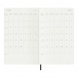 MOLESKINE Határidőnapló 2026/27 18 hónap, heti, puha borítású, fekete (L)