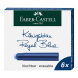 Faber-Castell Tintapatron standard 6db-os kék