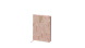 Rössler notesz (20x15 cm, 256 old, vonalas, kötött, gumis) púder, fehér virágos, Audrey (6)