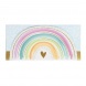 Artebene ajándékutalvány tartó (23x11 cm) pasztell szivárvány (6)
