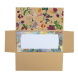 Artebene ajándékutalvány tartó (23x11 cm) színes őszi virágok (6)
