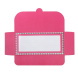 Artebene ajándékutalvány tartó (23x11 cm) pink, nagy fehér virágok (6)