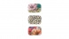 Artebene mini fémdoboz tükörrel (8,6x5,5x3,3 cm ) 3-féle, virágos (5)