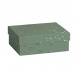 Stewo ajándékdoboz (12x16,5x6 cm) zöld, márványmintás