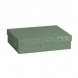 Stewo ajándékdoboz (16,5x24x6 cm) zöld, márványmintás