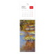 Legami könyvjelző naptár (5,5x18 cm) Claude Monet, 2027
