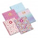 AMBAR Spirálfüzet A5, 80 lapos kockás, Moonflower Cherry