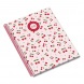 AMBAR Spirálfüzet A4, 80 lapos kockás, Moonflower Cherry