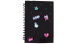 CoolPack Spirálfüzet A5 100lapos PP borítóval 3D kitűzőkkel K-POP Dark