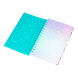 CoolPack Spirálfüzet A5 100lapos PP borítóval 3D kitűzőkkel K-POP Rainbow