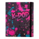 CoolPack Füzetbox A4 3cm K-POP Dark