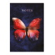 Top Timer N167 A5 Notes jegyzetfüzet, Butterfly Red