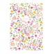 Top Timer N167 A5 Notes jegyzetfüzet, Flowers White