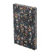 Top Timer N167 A5 Notes jegyzetfüzet, Flowers Black