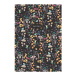 Top Timer N167 A5 Notes jegyzetfüzet, Flowers Black