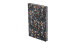 Top Timer N167 A5 Notes jegyzetfüzet, Flowers Black