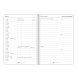 Dolce Blocco határidőnapló,  Secret Calendar B6, heti 2027 Sea Hugs