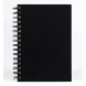 Clairefontaine vázlatkönyv (10,5x14,8 cm, 140 g/m2, 50 lap, spirálos) goldline/ fekete