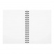 Clairefontaine vázlatkönyv (14,8x21 cm, 140 g/m2, 50 lap, spirálos) goldline/ fekete