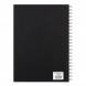 Clairefontaine vázlatkönyv (21x29,7 cm, 140 g/m2, 50 lap, spirálos) goldline/ fekete
