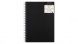 Clairefontaine vázlatkönyv (21x29,7 cm, 140 g/m2, 50 lap, spirálos) goldline/ fekete