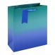 Eurowrap ajándéktasak (21,5x25x10 cm) kék ombre (6)