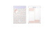 Oxford Planner A5/70 lapos spirálos Floral