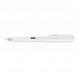 4040702 Lamy safari, töltőtoll (F) színes gyűrű szettel, all white, 0B1
