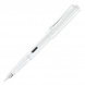 4040702 Lamy safari, töltőtoll (F) színes gyűrű szettel, all white, 0B1