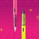 Lamy safari, töltőtoll (F), neon yellow (Limitált Kiadás), 0C8