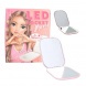 TOPModel kinyitható tükör (13,5x10 cm), LED világítással, USB töltőkábellel BEAUTY and ME (5)