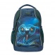 TOPModel iskolai hátizsák (40x30x19 cm), sötétkék-zöld, kígyós Adventure World (6)
